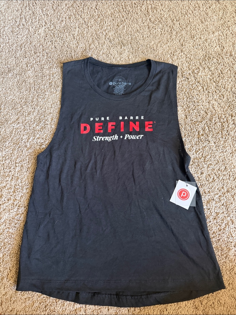 Pure barre NWT tank sz M